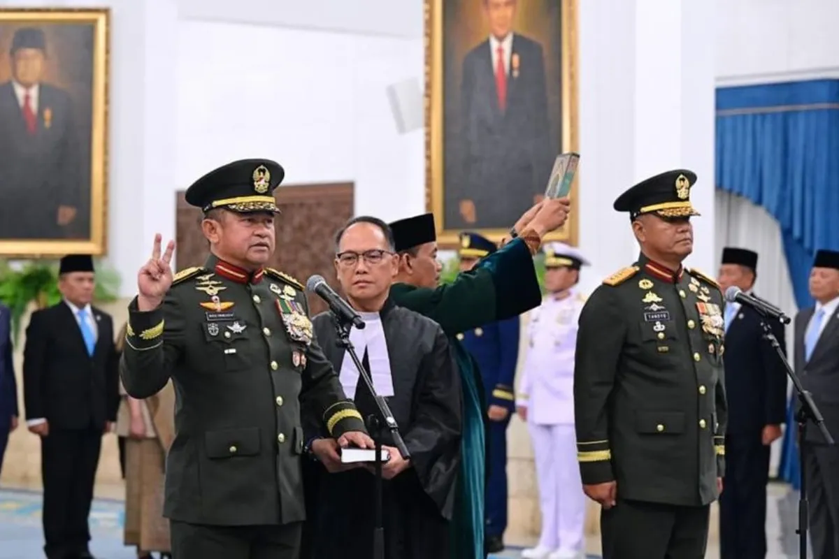 Pelantikan Jendral Maruli Simanjuntak sebagai Wakil Panglima TNI
