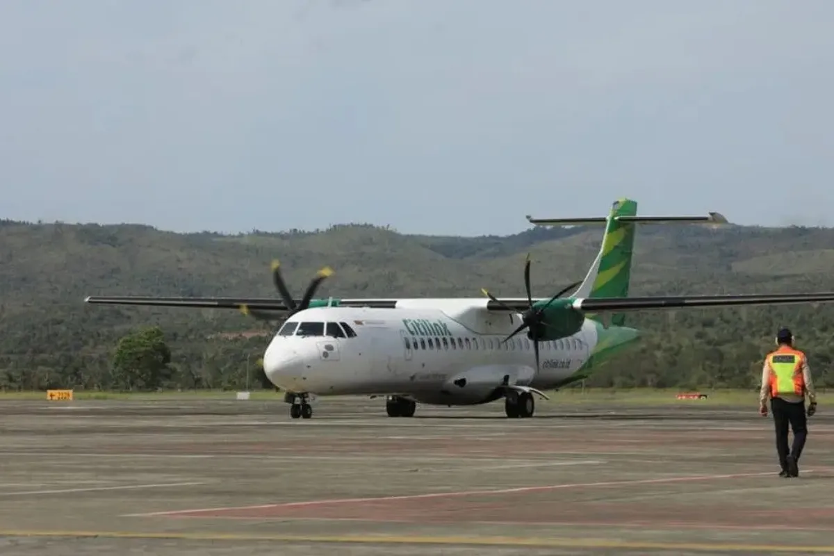 Pesawat Citilink Pecah Ban