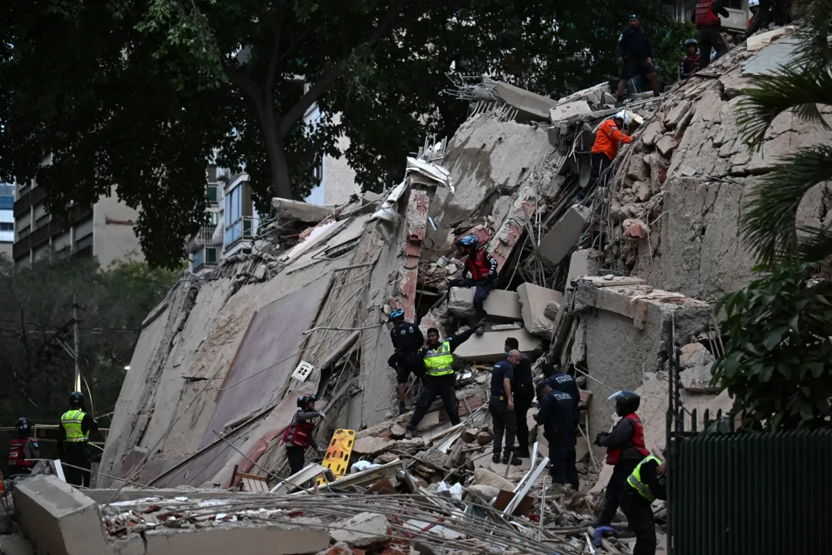 Gempa Venezuel hancurkan bangunan dan menelan korban jiwa - dok Bloomberg