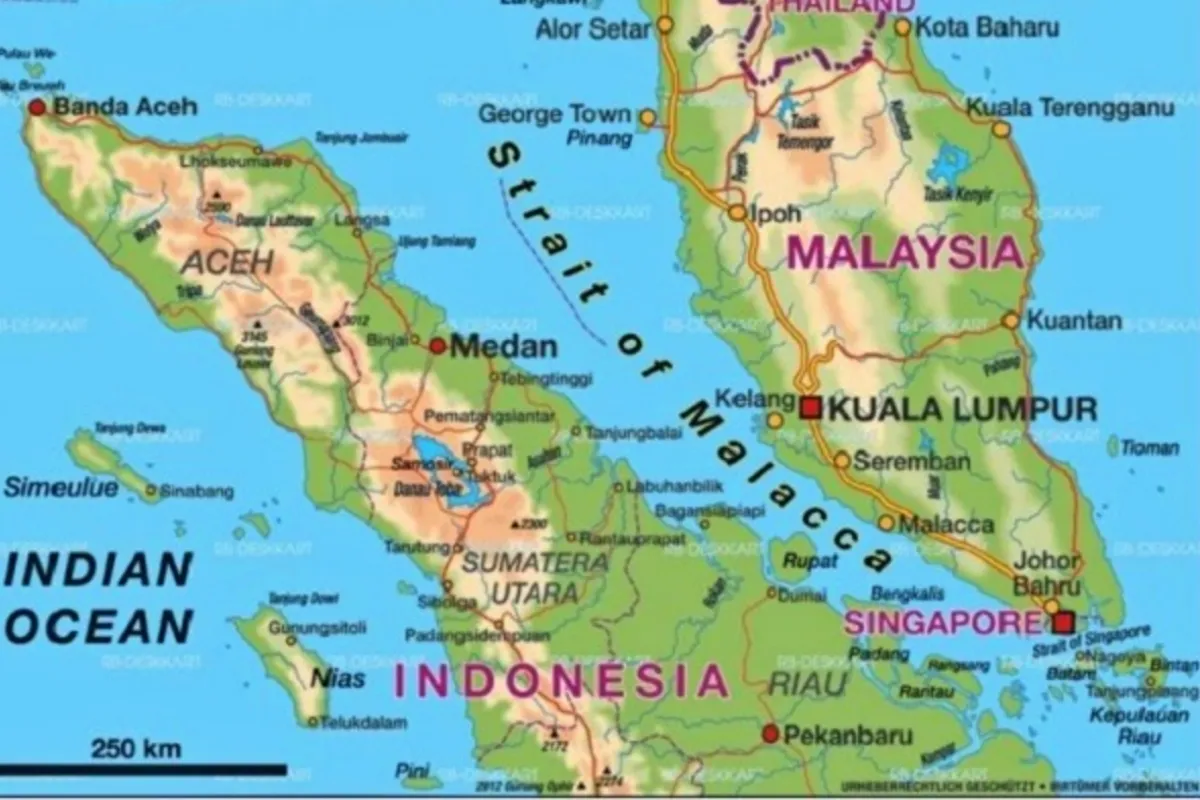 Ilustrasi Selat Malaka
