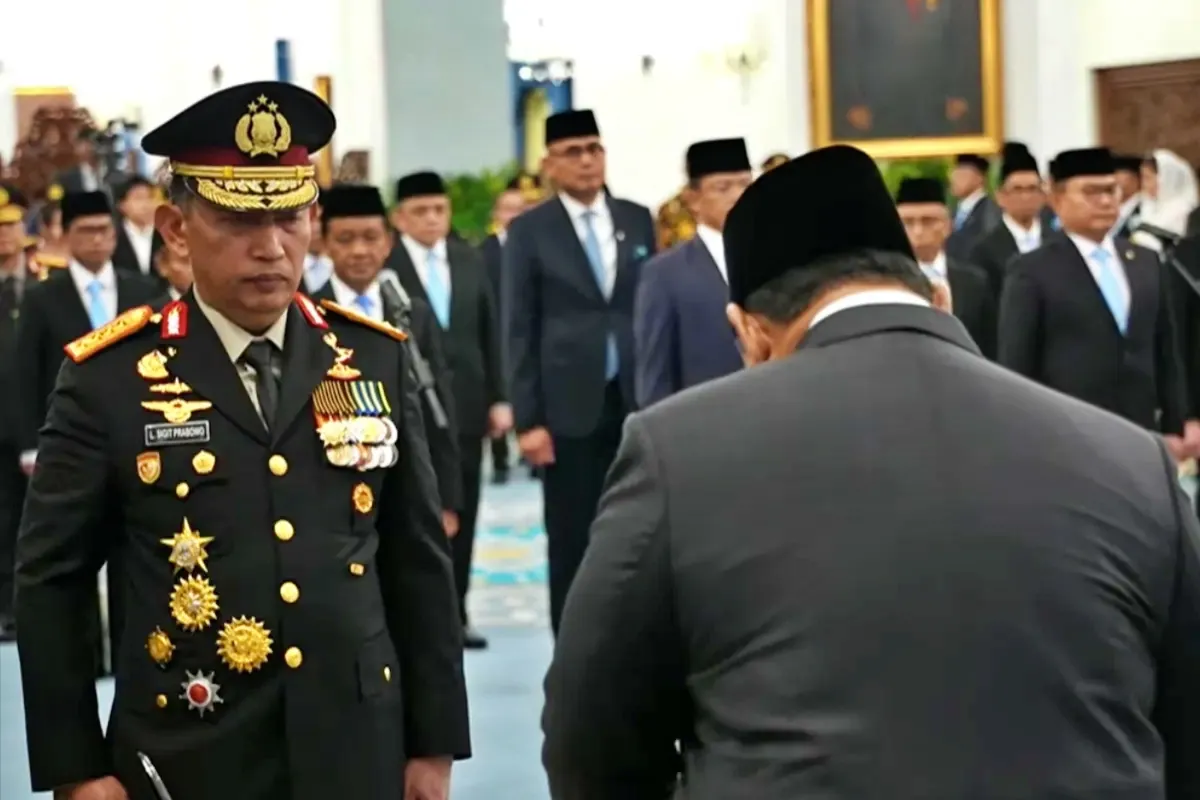 Jendral Listyo Sigit dilantik sebagai Kepala Staf Kepresidenan oleh Presiden Prabowo