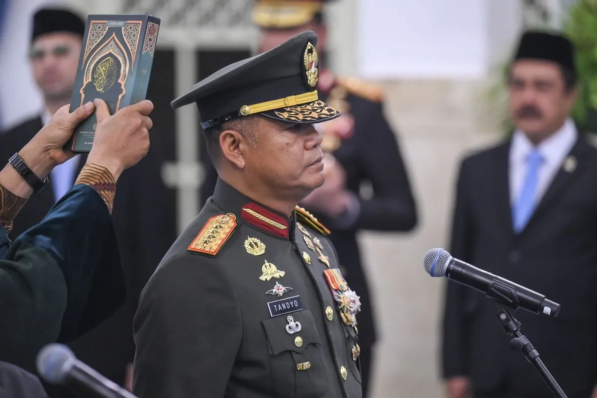 Pelantikan Jendral Tandyo Budi Revita sebagai KSAD